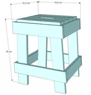 Plan de fabrication de tabouret